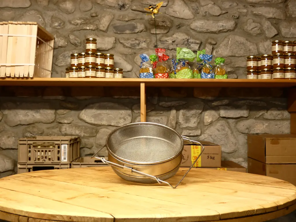 Passoire double inox à coulisse 